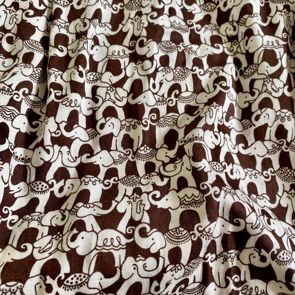 Lilly Pulitzer Elephant Print Top Sz 10 - Picture 3 of 6